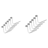 Maxbell 6 Pieces Kayak Paddle Spring Clips Single End Sturdy Outdoor Tent Pole Clips 8mm