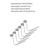 Maxbell 6 Pieces Kayak Paddle Spring Clips Single End Sturdy Outdoor Tent Pole Clips 10mm