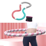 Maxbell Fitness Hoop Training Professional with Waist Belt for Travel Women Men Yoga Gray Green 1.2kg