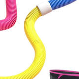 Maxbell Fitness Hoop Training Professional with Waist Belt for Travel Women Men Yoga Blue Yellow 1kg