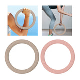 Maxbell Weight Ring Weighted Circle for Strength Training Home Fitness Yoga Exercise Cream tea color