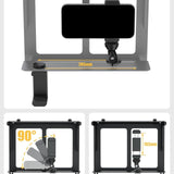 Maxbell Fence Mount for Sports Camera Phone Fence Bracket for Recording Tennis Games