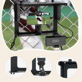 Maxbell Fence Mount for Sports Camera Phone Fence Bracket for Recording Tennis Games
