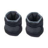 Maxbell 2Pcs Wrist Ankle Weights Multipurpose for Running Exercise Strength Training 0.5kg Black