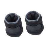 Maxbell 2Pcs Wrist Ankle Weights Multipurpose for Running Exercise Strength Training 1kg Black