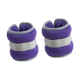 Maxbell 2Pcs Wrist Ankle Weights Multipurpose for Running Exercise Strength Training 0.5kg Purple