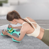 Maxbell Plank Board Abdomen Exercise Core Strength Training for Sports Office Indoor Green