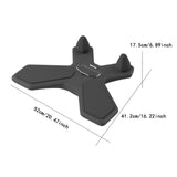 Maxbell Plank Board Abdomen Exercise Core Strength Training for Sports Office Indoor Black
