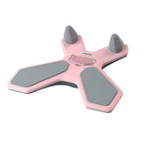 Maxbell Plank Board Abdomen Exercise Core Strength Training for Sports Office Indoor Pink