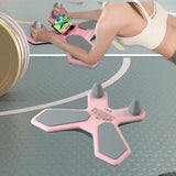 Maxbell Plank Board Abdomen Exercise Core Strength Training for Sports Office Indoor Pink