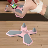 Maxbell Plank Board Abdomen Exercise Core Strength Training for Sports Office Indoor Pink