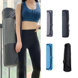 Maxbell Yoga Mat Bag Zipper Pouch Multifunctional Gym Bag for Office Travel Training Gray