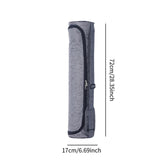 Maxbell Yoga Mat Bag Zipper Pouch Multifunctional Gym Bag for Office Travel Training Gray