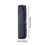 Maxbell Yoga Mat Bag Zipper Pouch Multifunctional Gym Bag for Office Travel Training Black Gray