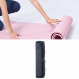 Maxbell Yoga Mat Bag Zipper Pouch Multifunctional Gym Bag for Office Travel Training Black Gray