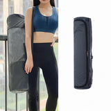 Maxbell Yoga Mat Bag Zipper Pouch Multifunctional Gym Bag for Office Travel Training Black Gray