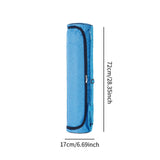 Maxbell Yoga Mat Bag Zipper Pouch Multifunctional Gym Bag for Office Travel Training Blue