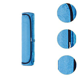Maxbell Yoga Mat Bag Zipper Pouch Multifunctional Gym Bag for Office Travel Training Blue