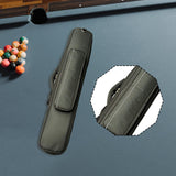 Maxbell Pool Cue Case for 1/2 Billiard Stick with Handle Scratch Resistant Protector Black