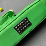 Maxbell Pool Cue Case for 1/2 Billiard Stick with Handle Scratch Resistant Protector Green