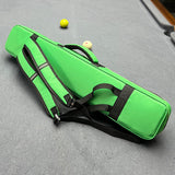 Maxbell Pool Cue Case for 1/2 Billiard Stick with Handle Scratch Resistant Protector Green