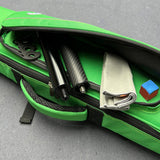 Maxbell Pool Cue Case for 1/2 Billiard Stick with Handle Scratch Resistant Protector Green