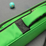 Maxbell Pool Cue Case for 1/2 Billiard Stick with Handle Scratch Resistant Protector Green