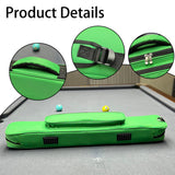Maxbell Pool Cue Case for 1/2 Billiard Stick with Handle Scratch Resistant Protector Green