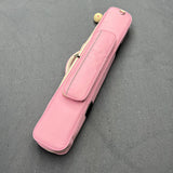 Maxbell Pool Cue Case for 1/2 Billiard Stick with Handle Scratch Resistant Protector Pink