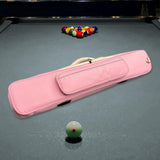 Maxbell Pool Cue Case for 1/2 Billiard Stick with Handle Scratch Resistant Protector Pink