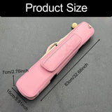 Maxbell Pool Cue Case for 1/2 Billiard Stick with Handle Scratch Resistant Protector Pink