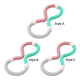 Maxbell Weighted Fitness Hoop Training Foldable Abdomen Fitness Circles for Kids Gym Style A