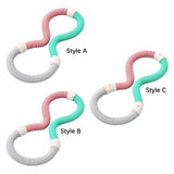 Maxbell Weighted Fitness Hoop Training Foldable Abdomen Fitness Circles for Kids Gym Style A