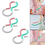 Maxbell Weighted Fitness Hoop Training Foldable Abdomen Fitness Circles for Kids Gym Style A