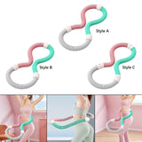 Maxbell Weighted Fitness Hoop Training Foldable Abdomen Fitness Circles for Kids Gym Style A