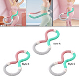 Maxbell Weighted Fitness Hoop Training Foldable Abdomen Fitness Circles for Kids Gym Style A