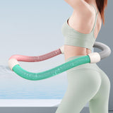 Maxbell Weighted Fitness Hoop Training Foldable Abdomen Fitness Circles for Kids Gym Style B