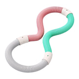 Maxbell Weighted Fitness Hoop Training Foldable Abdomen Fitness Circles for Kids Gym Style C