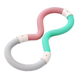 Maxbell Weighted Fitness Hoop Training Foldable Abdomen Fitness Circles for Kids Gym Style C