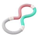 Maxbell Weighted Fitness Hoop Training Foldable Abdomen Fitness Circles for Kids Gym Style C