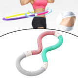 Maxbell Weighted Fitness Hoop Training Foldable Abdomen Fitness Circles for Kids Gym Style C