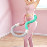 Maxbell Weighted Fitness Hoop Training Foldable Abdomen Fitness Circles for Kids Gym Style C