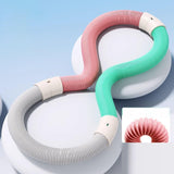 Maxbell Weighted Fitness Hoop Training Foldable Abdomen Fitness Circles for Kids Gym Style C