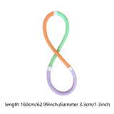 Maxbell Weighted Soft Spring Hoop PVC Abdomen Fitness Circle for Indoor Outdoor Home 1KG