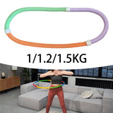 Maxbell Weighted Soft Spring Hoop PVC Abdomen Fitness Circle for Indoor Outdoor Home 1KG