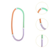 Maxbell Weighted Soft Spring Hoop PVC Abdomen Fitness Circle for Indoor Outdoor Home 1KG