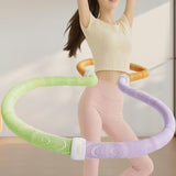 Maxbell Weighted Soft Spring Hoop PVC Abdomen Fitness Circle for Indoor Outdoor Home 1.2KG