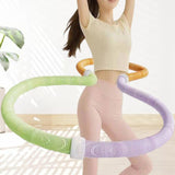 Maxbell Weighted Soft Spring Hoop PVC Abdomen Fitness Circle for Indoor Outdoor Home 1.5KG