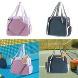 Maxbell Pickleball Racquet Handbag Portable Versatile Tennis Racket Tote for Fitness Purple