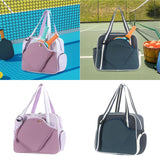 Maxbell Pickleball Racquet Handbag Portable Versatile Tennis Racket Tote for Fitness Purple